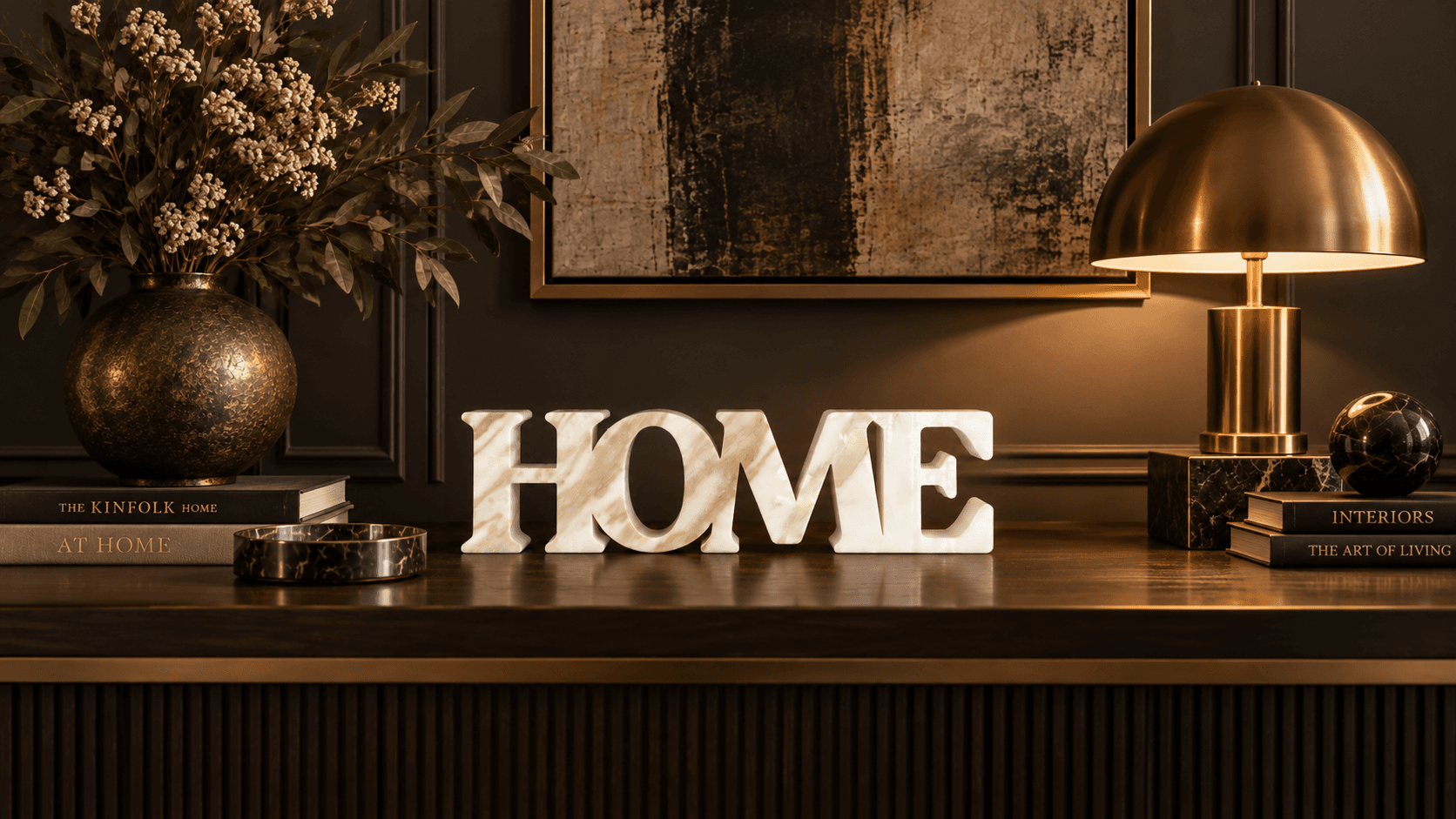 scritta home